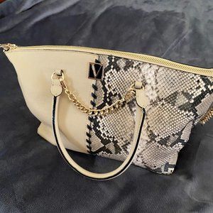 Victoria's Secret Snakeskin Slouchy Satchel